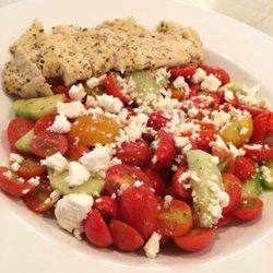 Johnnie's Family Restaurant - Tomato Cucumber Salad