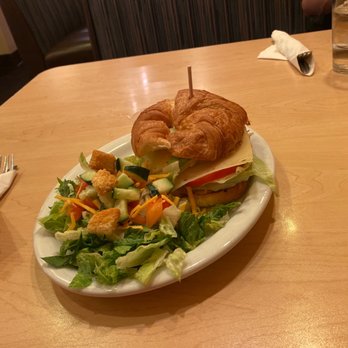 Coco's Bakery Restaurant - Turkey Croissant Sandwich Trio - American Near Me - Rancho Cucamonga, California
