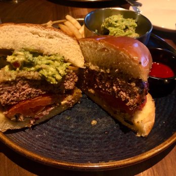Eureka - Bone marrow burger with side of guac - American Near Me - Santa Clara, California