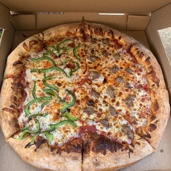El Rancho Taqueria - Medium 14" NY Crust, extra Marinara sauce, half GP/half Italian Sausage. - Tacos Near Me - Bloomington, Minnesota El Rancho Taqueria - Medium 14" NY Crust, extra Marinara sauce, half GP/half Italian Sausage. - Tacos Near Me - Bloomington, Minnesota