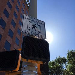Paul Elizondo Tower - When crossing the street at right angles isn't enough.