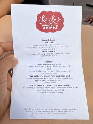 Lala’s Brooklyn Apizza by null