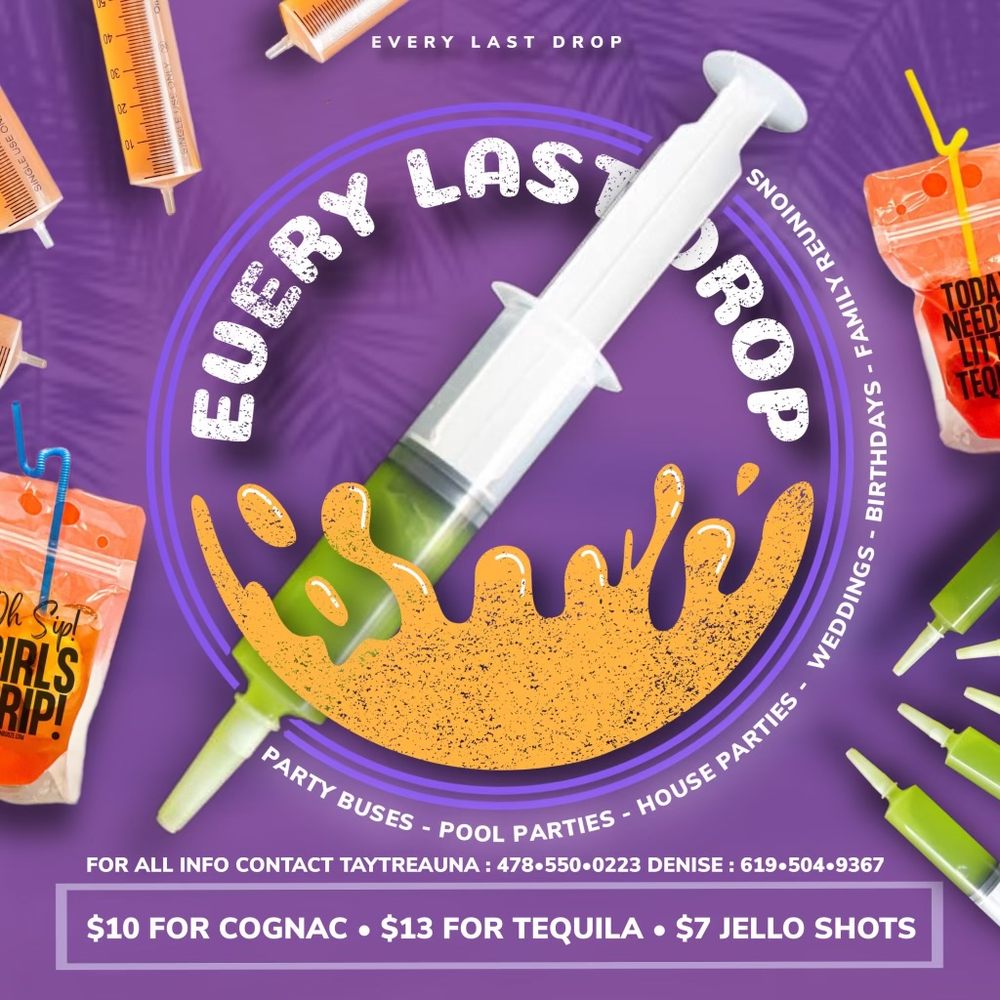EVERY LAST DROP - Updated January 2025 - Atlanta, Georgia - Bartenders ...