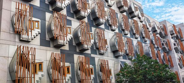 Scottish Parliament Building by null
