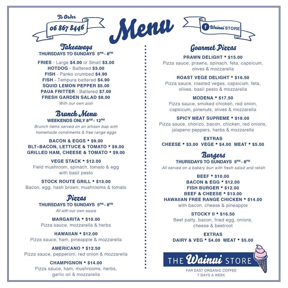 THE WAINUI STORE 4 Oneroa Rd, Gisborne, Auckland, New Zealand