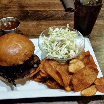 Trofi Restaurant - Barbecue beef sandwich. - New American Near Me - Orange, California Trofi Restaurant - Barbecue beef sandwich. - New American Near Me - Orange, California