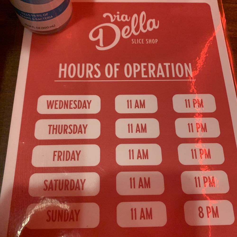Via Della Slice Shop - Hours - Pizza Near Me - Phoenix, Arizona Via Della Slice Shop - Hours - Pizza Near Me - Phoenix, Arizona