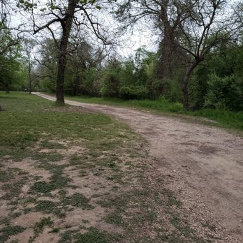 Alamo River RV Park & Campground - Road to restroom and other camp sites - Campgrounds Near Me - Von Ormy, Texas