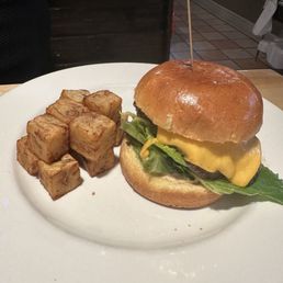 Smash burger-subbed tots for fries