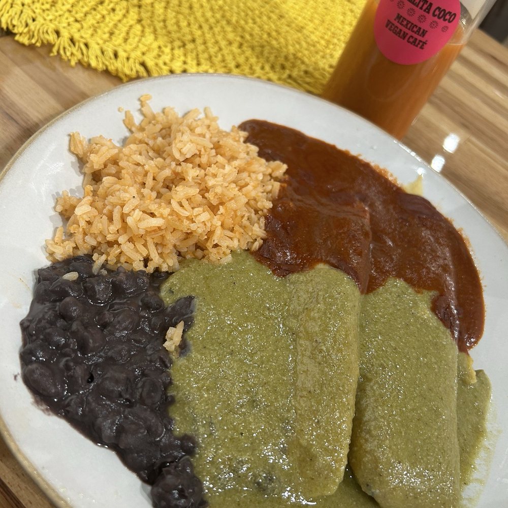 Abuelita Coco - Tamales half rojo / half pipian. - Vegan Near Me - Oak Lawn, Illinois