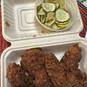 Fury - Chicken Tenders with a side of pickles - Chicken Shop Near Me - Lemoore, California
