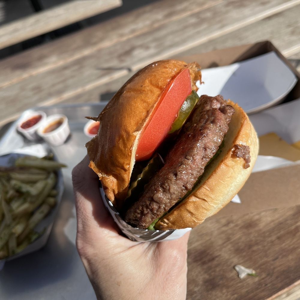 Gott's Roadside - My Impossible Cheeseburger- no cheese. Hee. - American Near Me - Greenbrae, California Gott's Roadside - My Impossible Cheeseburger- no cheese. Hee. - American Near Me - Greenbrae, California