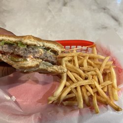 Westside Lanes - Cheeseburger, Fries