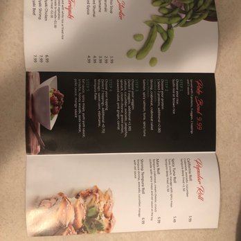 Ninja Cafe - Menu front - Asian Fusion Near Me - Blacksburg, Virginia