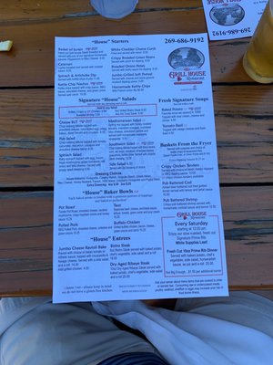 Menu photo 2 The Grill House Allegan, MI Menu photo 2 The Grill House Allegan, MI