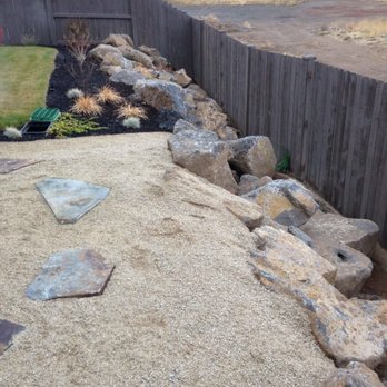Veek's Landscaping - a rock retaining wall - Landscaping Near Me - Bend, Oregon Veek's Landscaping - a rock retaining wall - Landscaping Near Me - Bend, Oregon