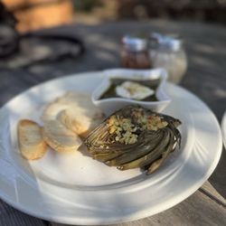 The Lost French Man - Artichoke w/ amazing pesto sauce.