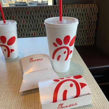 Chick-fil-A - Drink, waffle fries, and chicken strips - Fast Food Near Me - Brookfield, Wisconsin