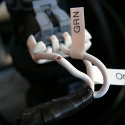 Kirkwood Auto - Connector pigtail replaced.  Nicked wiring.  I added the labels for the original wire colors.