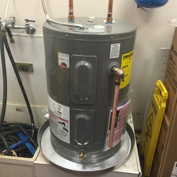 Five Star Plumbing & Heating - New electric water heater in a commercial building. - Plumbing Near Me Five Star Plumbing & Heating - New electric water heater in a commercial building. - Plumbing Near Me