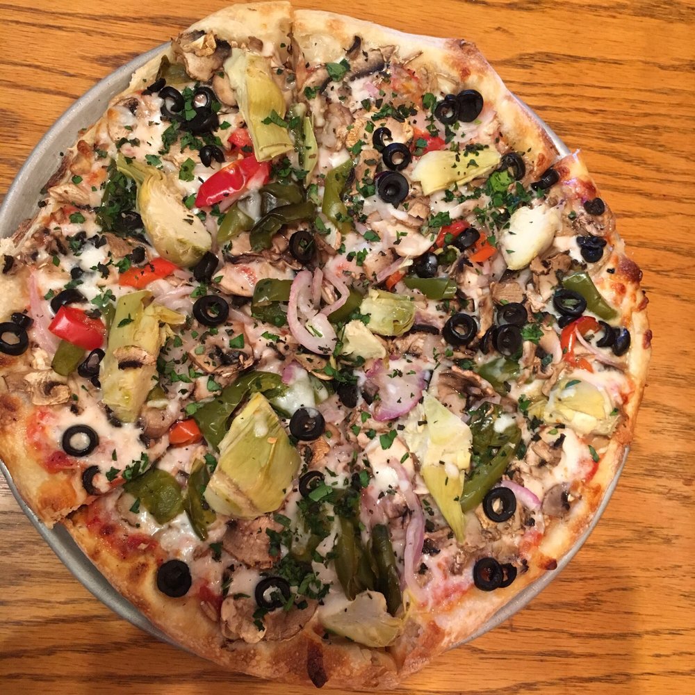 Pizza Bella - This is The Veggie Supreme pizza. It's one of my favorite. - Pizza Near Me - Katy, Texas Pizza Bella - This is The Veggie Supreme pizza. It's one of my favorite. - Pizza Near Me - Katy, Texas