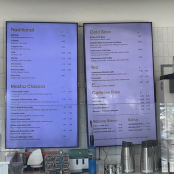 Mostra Coffee - Menu - Coffee & Tea Near Me - San Diego, California Mostra Coffee - Menu - Coffee & Tea Near Me - San Diego, California