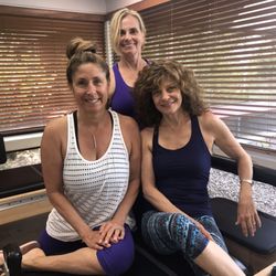 Pilates with Kathleen - reformer workout with a duet. So much fun with a partner.