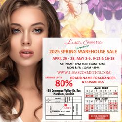 Lisa's Cosmetics - 2025 Spring Warehouse Sale