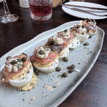 Bluebonnet and Thyme - Deviled Eggs - Southern Near Me - Dallas, Texas Bluebonnet and Thyme - Deviled Eggs - Southern Near Me - Dallas, Texas