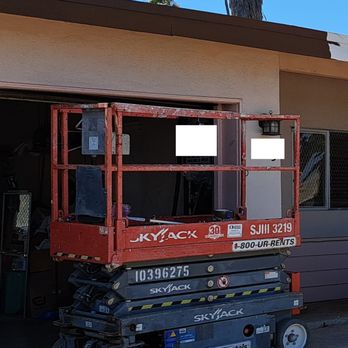 United Rentals - painting the fascia boards of my house, with scissors lift way easier than climbing up and down ladder million times. - Building Supplies Near Me - Santa Maria, California United Rentals - painting the fascia boards of my house, with scissors lift way easier than climbing up and down ladder million times. - Building Supplies Near Me - Santa Maria, California