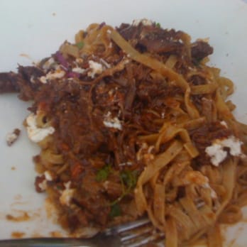 Vintner Grill - I already dug into my Lamb Bolognese with truffled riccotta cheese - New American Near Me - Las Vegas, Nevada