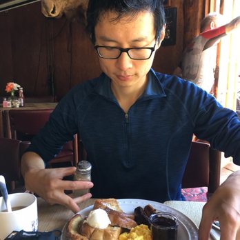 Mt Baldy Lodge - Bikers special includes French toast, eggs and sausage - American Near Me - Mount Baldy, California Mt Baldy Lodge - Bikers special includes French toast, eggs and sausage - American Near Me - Mount Baldy, California