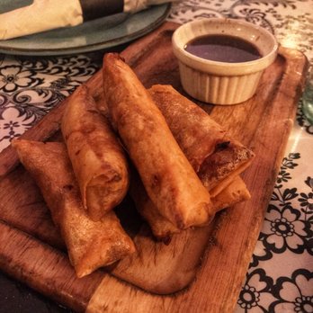 Bayan Ko - Lumpia Shanghai (scallion, carrot, Lola's garlic sauce) - Cuban Near Me - Chicago, Illinois