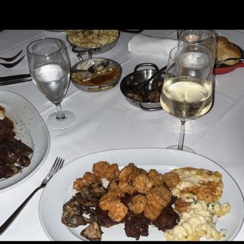 Steak 48 Del Mar - Crispy Shrimp Shells  Cheese Corn Crème Brûlée Crispy Hasselback Potato - Steakhouses Near Me - Del Mar, California