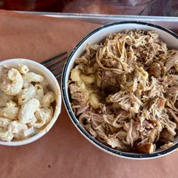 Chickymac bowl and deviled pasta salad Chickymac bowl and deviled pasta salad