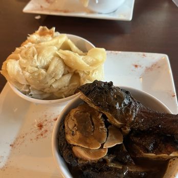 Irie Diner Caribbean Restaurant - Jerk chicken with roti - Caribbean Near Me - Orange Park, Florida