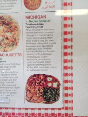 Menu photo 6 Tomatoes APIZZA Farmington Hills, MI Menu photo 6 Tomatoes APIZZA Farmington Hills, MI