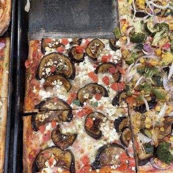 Pizza Rustica - Eggplant and Goat Cheese Pizza - Pizza Near Me - Miami Beach, Florida