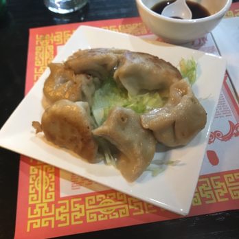 Lotus Garden - House made fried pork dumplings, did not disappoint - Chinese Near Me - Vienna, Virginia Lotus Garden - House made fried pork dumplings, did not disappoint - Chinese Near Me - Vienna, Virginia