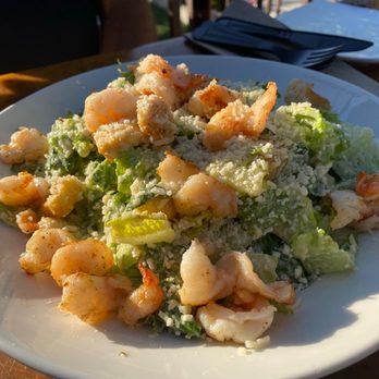 Bourbon Highway - Caesar Salad w/ Shrimp - 2/5 way too much dressing! :-( - Cocktail Bars Near Me - Walnut Creek, California Bourbon Highway - Caesar Salad w/ Shrimp - 2/5 way too much dressing! :-( - Cocktail Bars Near Me - Walnut Creek, California