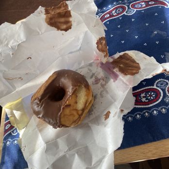 Mr T's Donut - Mr.T's unacceptable fresh warm doughnut ruined come on Mr. T really - Donuts Near Me - Modesto, California