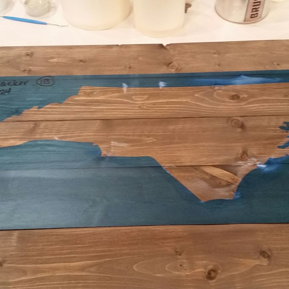 AR Workshop - My stencil, getting ready to prime it. - Art Classes Near Me - Pineville, North Carolina AR Workshop - My stencil, getting ready to prime it. - Art Classes Near Me - Pineville, North Carolina