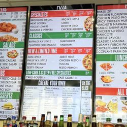 Brooklyn Pizzeria - Menu