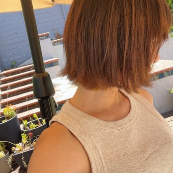 The Beehive Salon - I intentionally want a curve at the end of my hair and Tessa is right on spot - Hair Salons Near Me - Walnut Creek, California