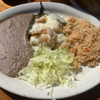 El Jarrito - Shrimp stuffed poblano - Mexican Near Me - Katy, Texas