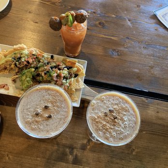 Ocado Restaurant - Bloody Mary with "meatballs" on top. Pumpkin spice martinis and nachos. All delicious. - Vegan Near Me - Sherman Oaks, California Ocado Restaurant - Bloody Mary with "meatballs" on top. Pumpkin spice martinis and nachos. All delicious. - Vegan Near Me - Sherman Oaks, California