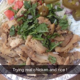 Real chicken and rice