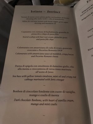 Menu photo 2 Grotta Palazzese Polignano A Mare, BA Menu photo 2 Grotta Palazzese Polignano A Mare, BA