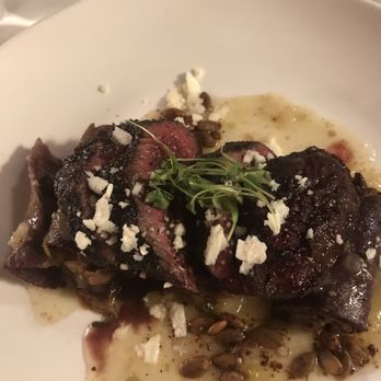 Rainbow Lodge - Elk loin - New American Near Me - Houston, Texas Rainbow Lodge - Elk loin - New American Near Me - Houston, Texas