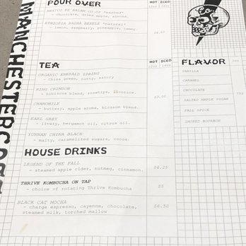 Manchester Coffee - Menu - Coffee & Tea Near Me - Lexington, Kentucky Manchester Coffee - Menu - Coffee & Tea Near Me - Lexington, Kentucky